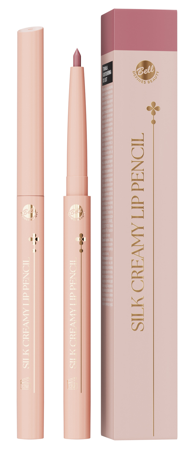Silk Creamy Lip Pencil Konturówka do Ust 02 Dusty Rose
