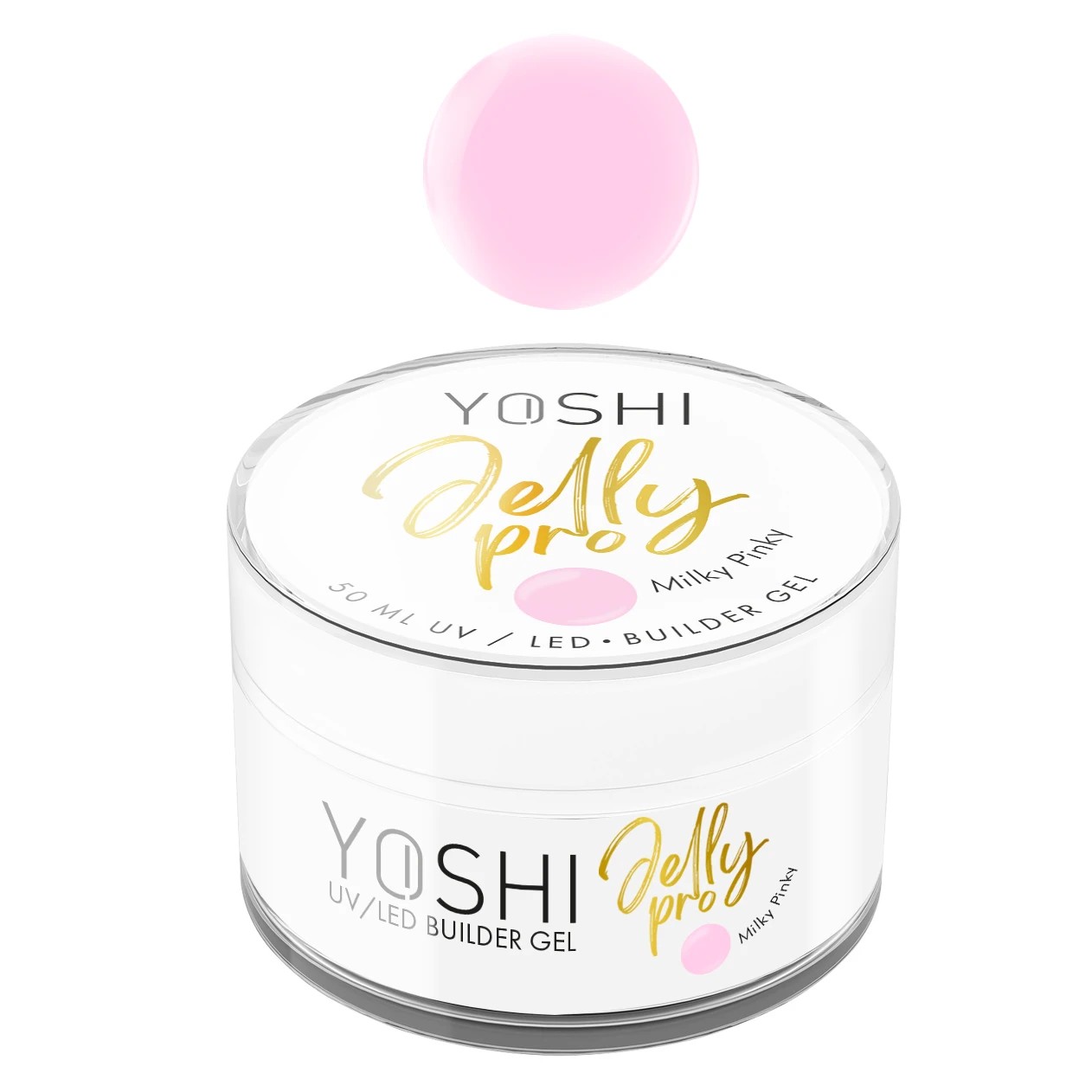 Żel Budujący UV LED Jelly Pro Cover Milky Pinky Kryjący Różowy