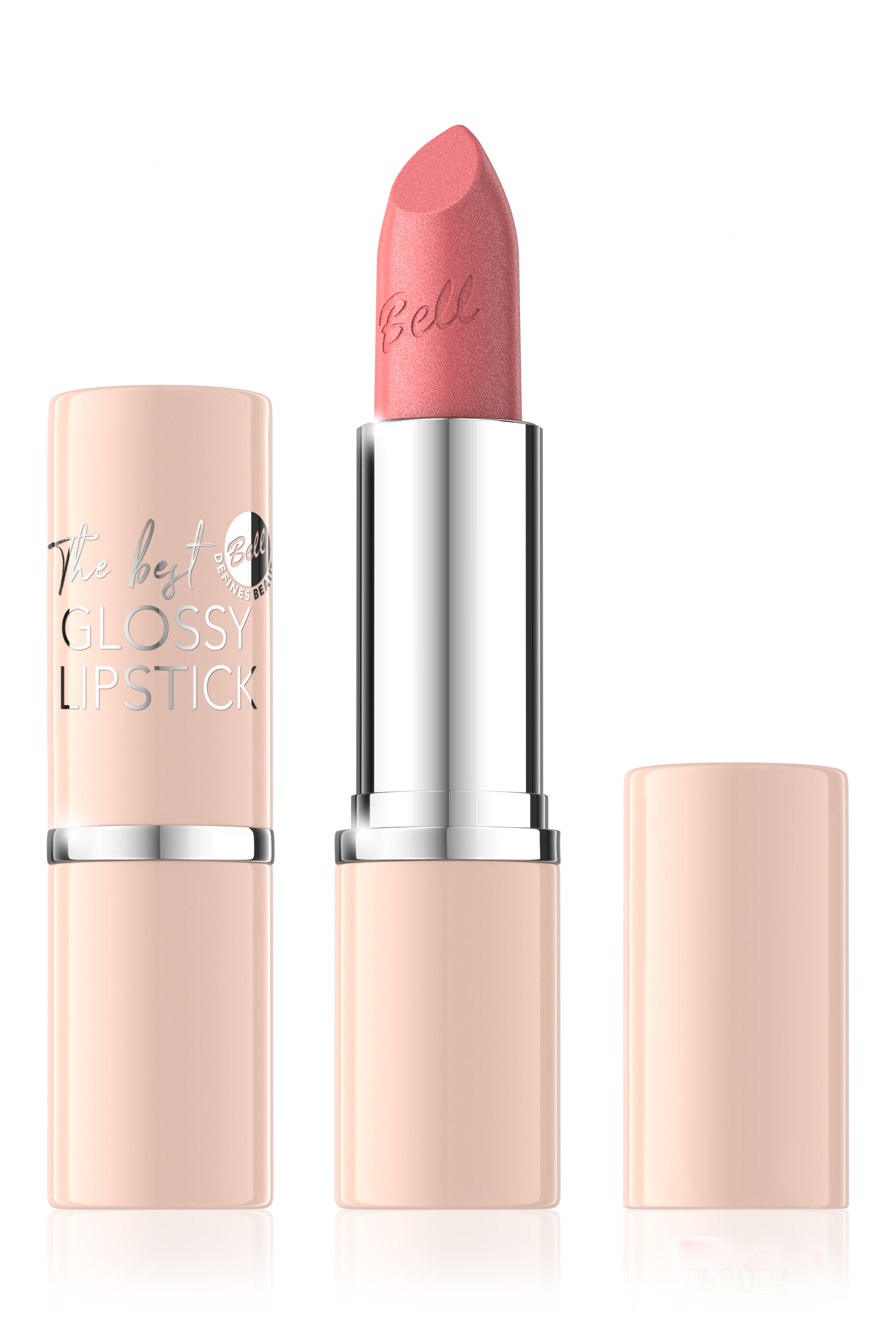 The Best Glossy Lipstick Połyskująca Pomadka do Ust 01 Rosy
