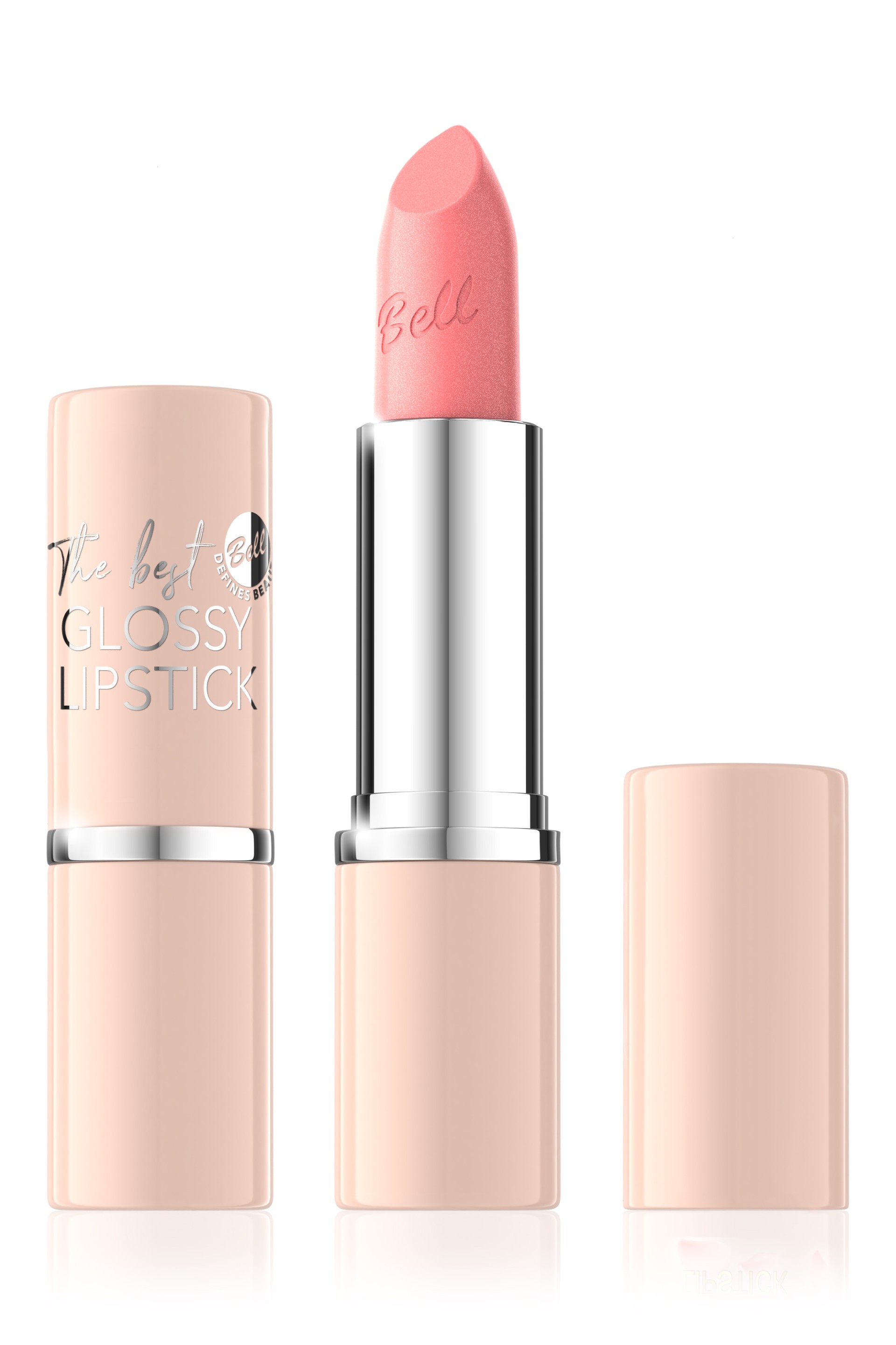 The Best Glossy Lipstick Połyskująca Pomadka do Ust 02 Peachy