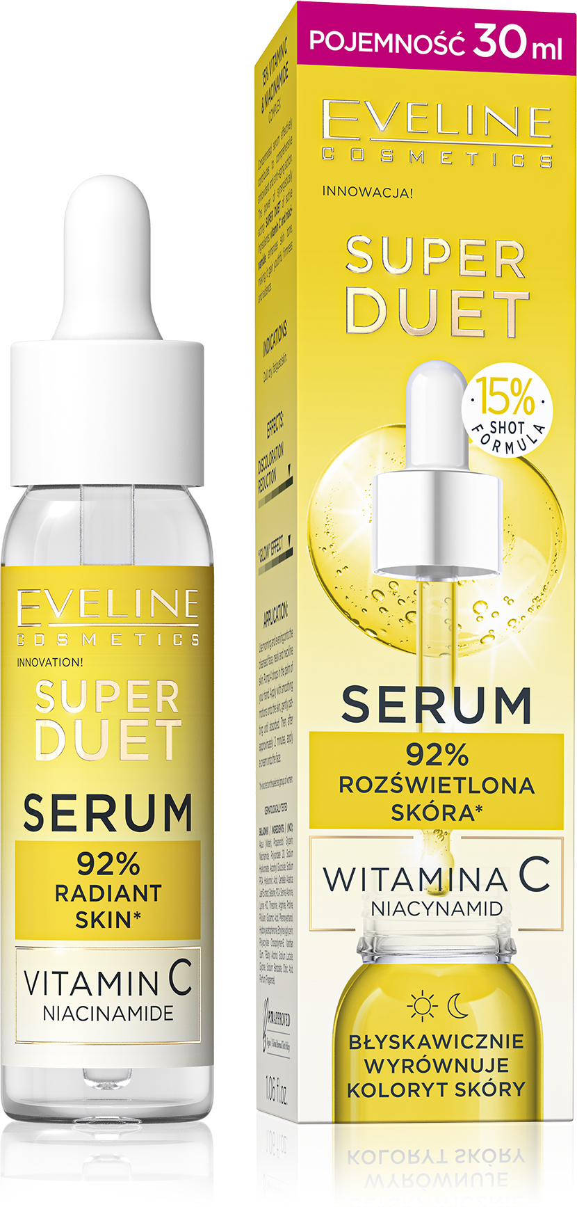 Eveline Super Duet Serum z Kompleksem Witaminy C i Niacynamidu
