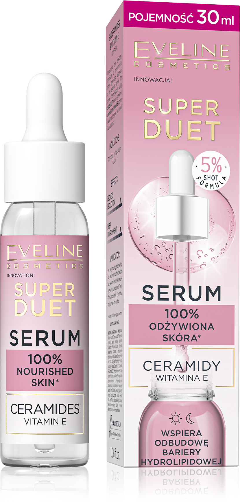 Eveline Super Duet Serum z Kompleksem Ceramidów i Witaminy E