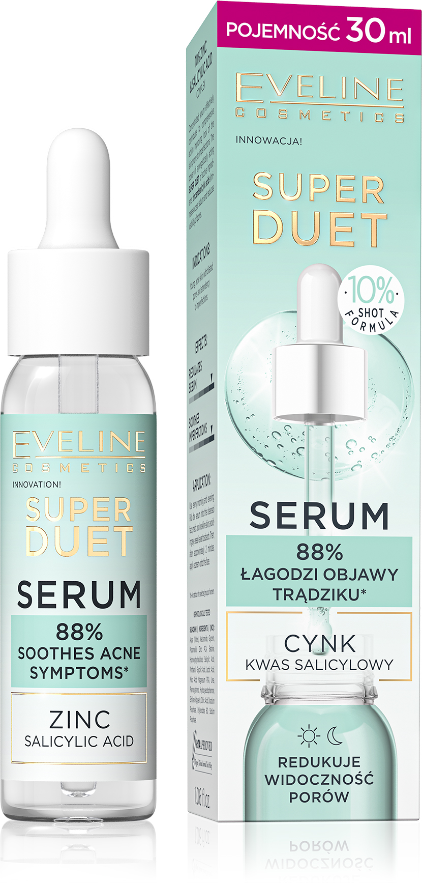 Eveline Super Duet Serum z Kompleksem Cynku i Kwasu Salicylowego