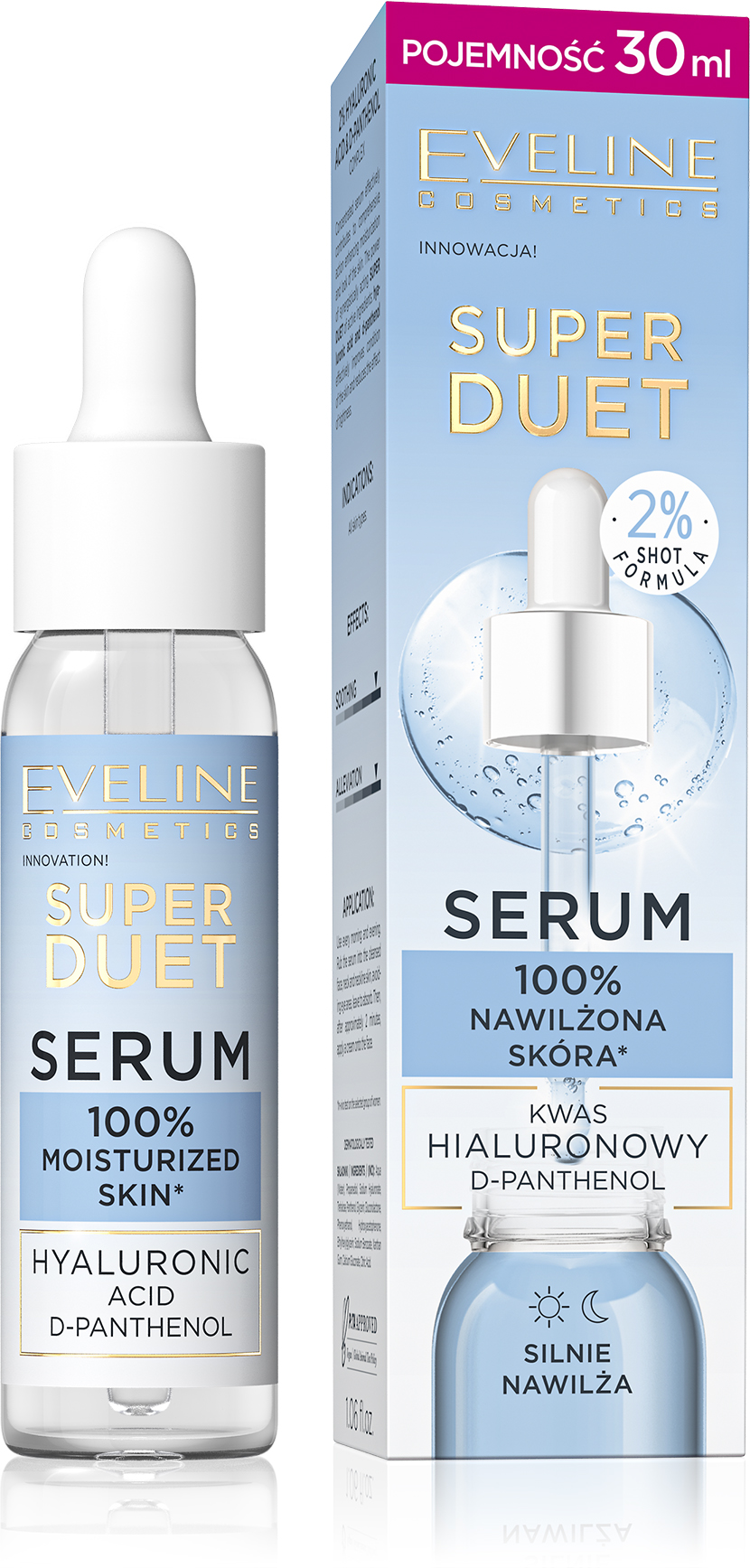 Eveline Super Duet Serum z Kompleksem Kwasu Hialuronowego i D-Panthenolu