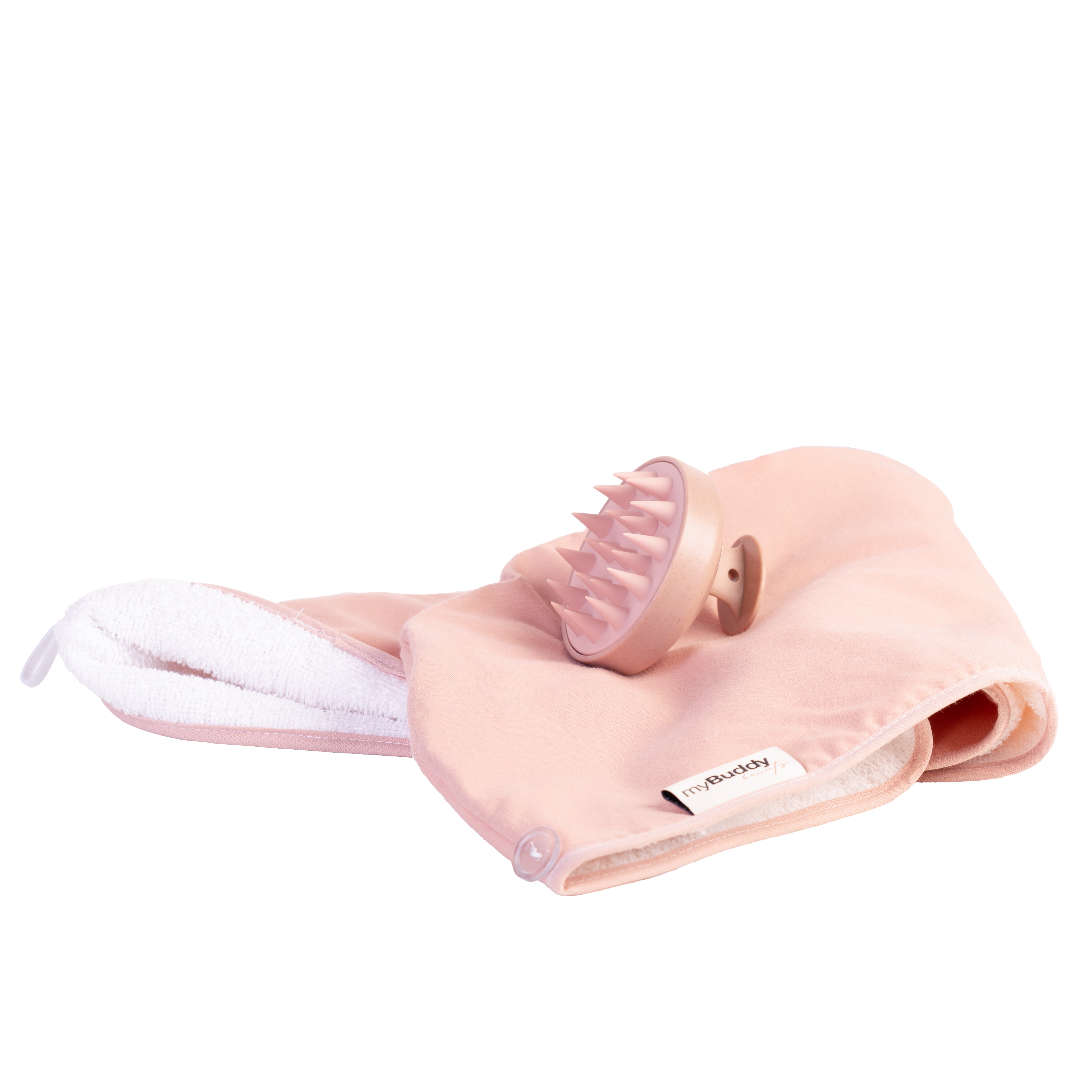 Zestaw HAIR LOVE Turban do Włosów + Masażer Różowy