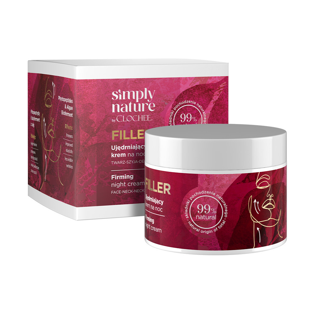 Simply Nature by Clochee Filler Ujędrniający Krem na Noc