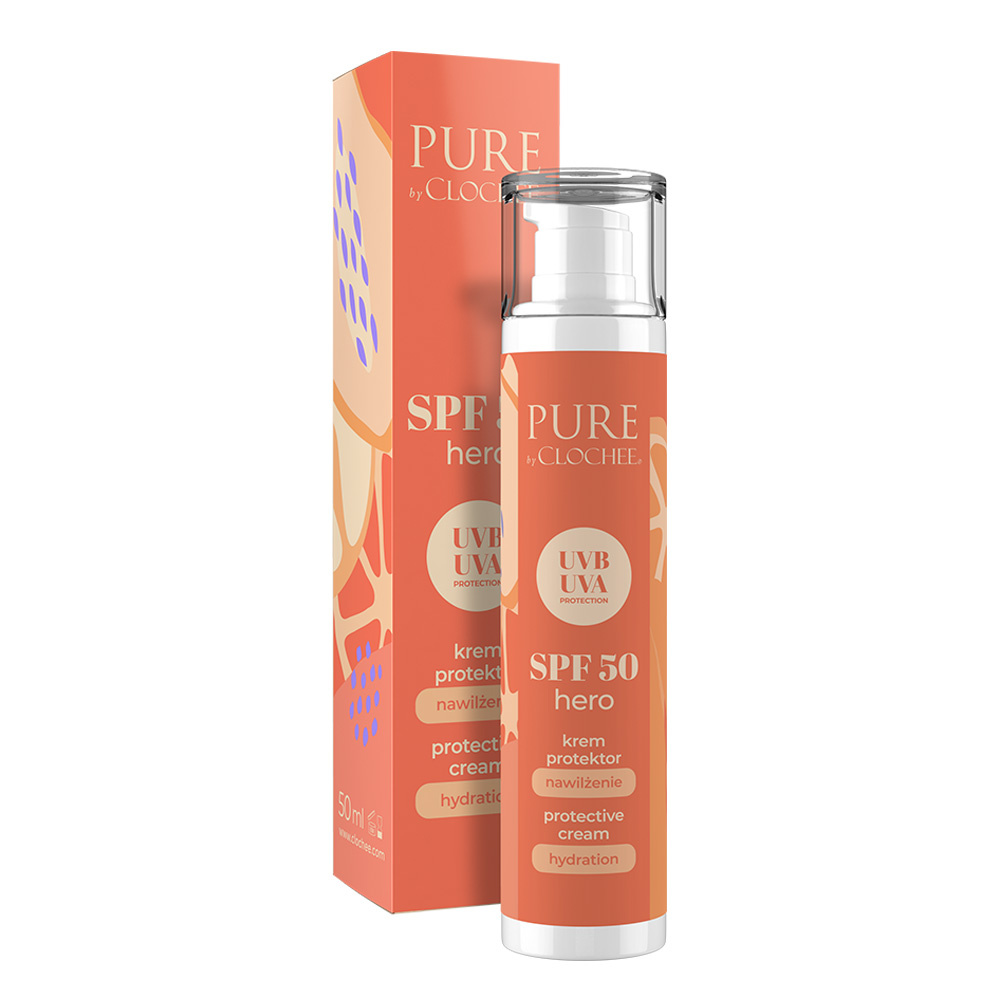 Pure by Clochee SPF50 Hero Krem Protektor Nawilżenie
