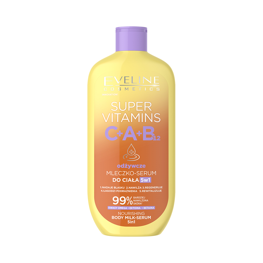 Eveline Super Vitamins Odżywcze Mleczko-Serum do Ciała