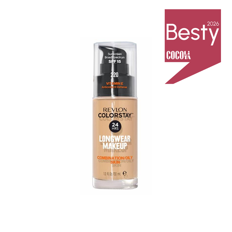 ColorStay Podkład Cera Tłusta i Mieszana 220 Natural Beige z pompką