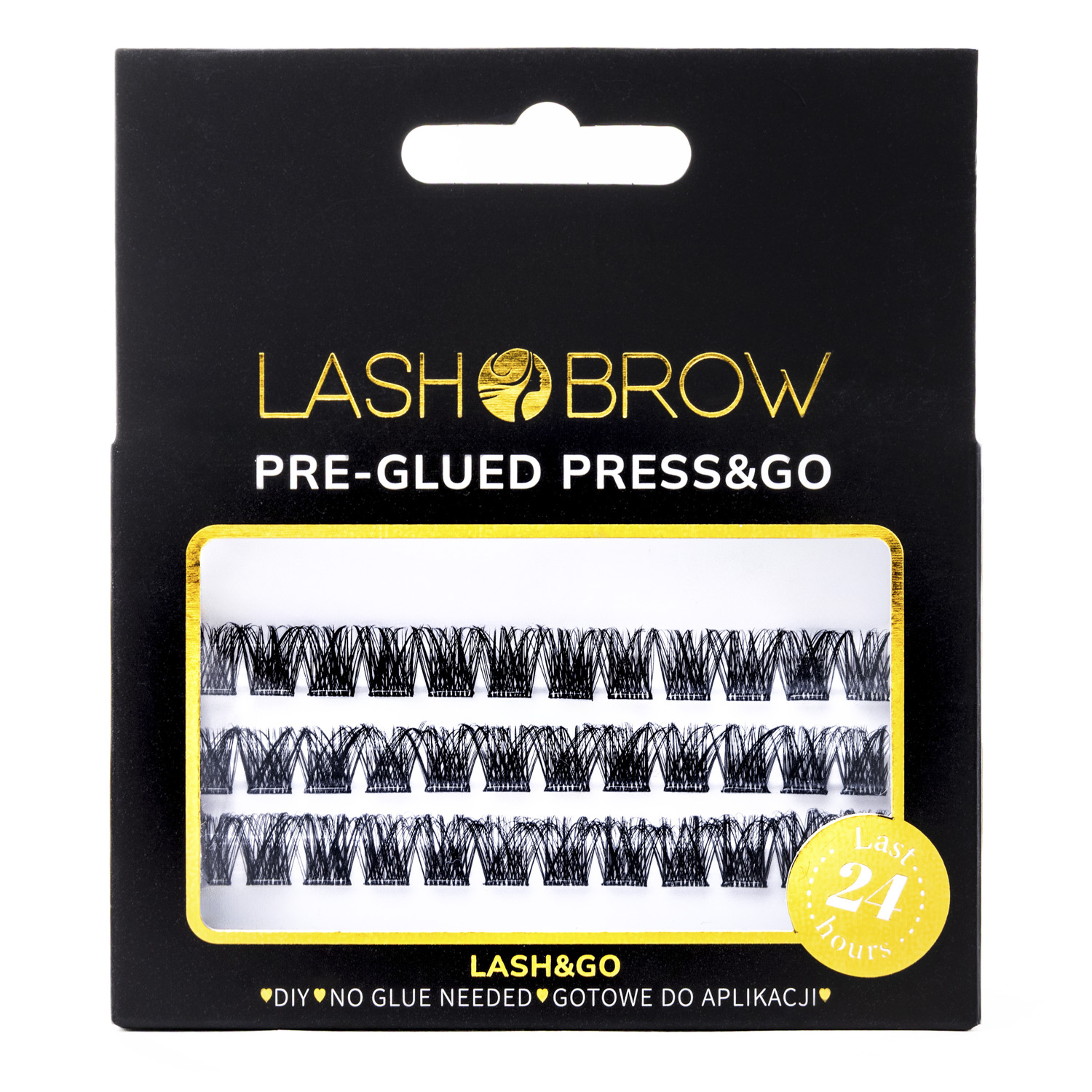 Press&Go Self-Adhesive Eyelashes kępki rzęs samoprzylepne Party Fever