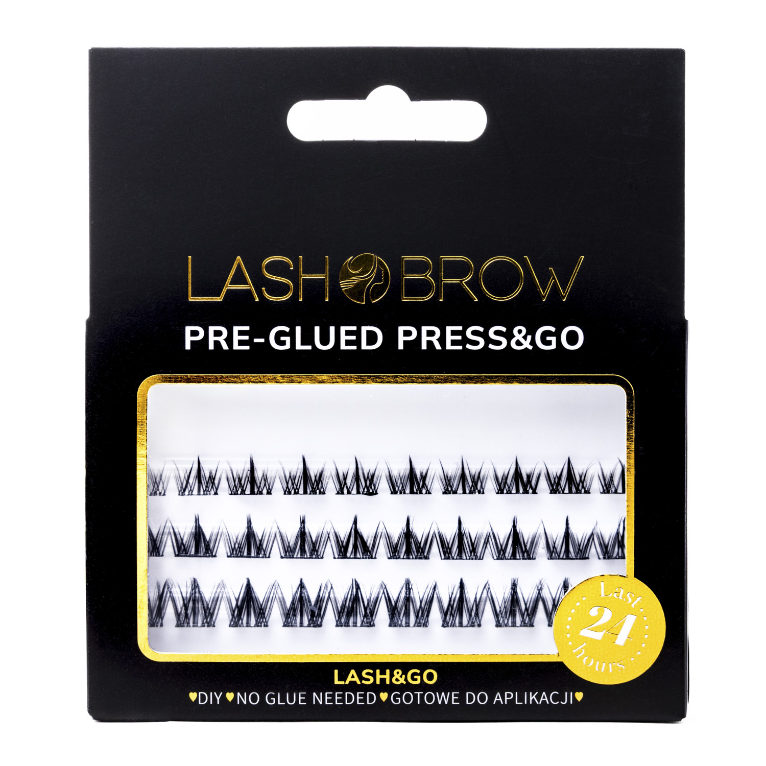 Press&Go Self-Adhesive Eyelashes kępki rzęs samoprzylepne Classy Night