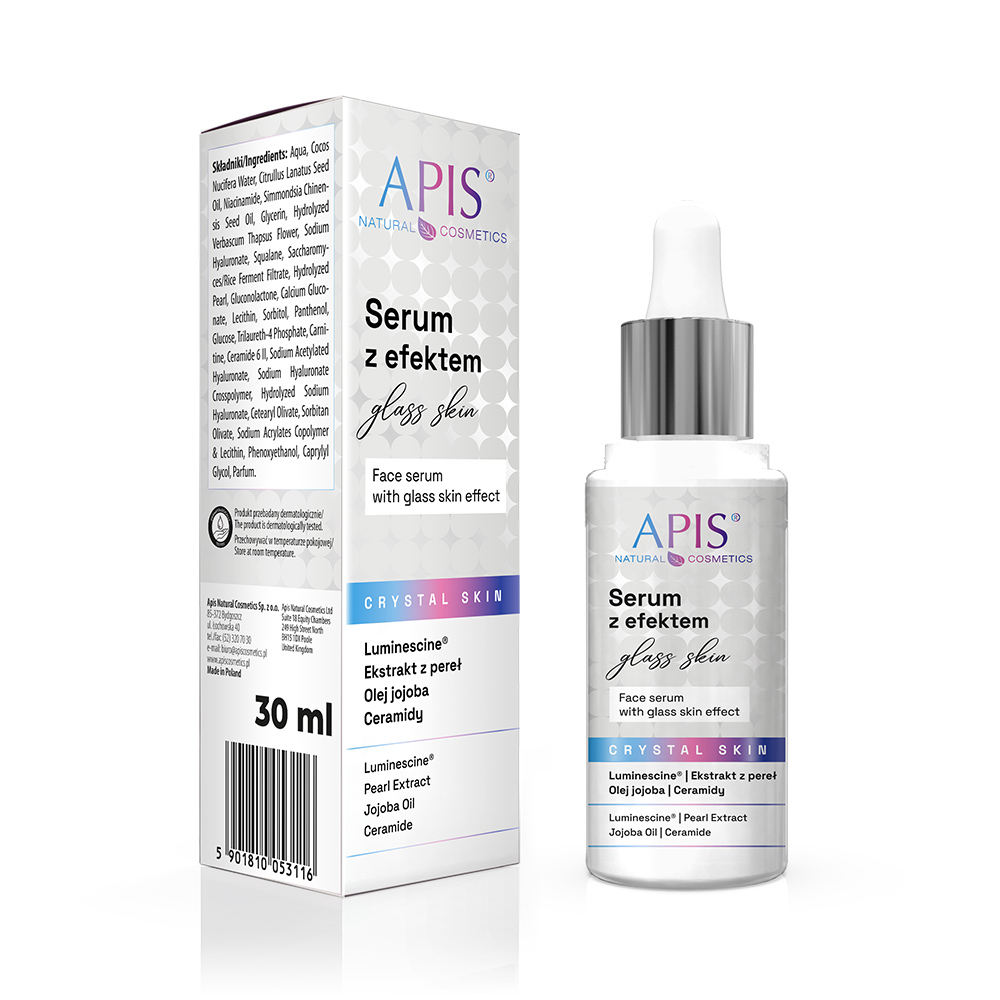 Crystal Skin Serum do Twarzy z Efektem Glass Skin