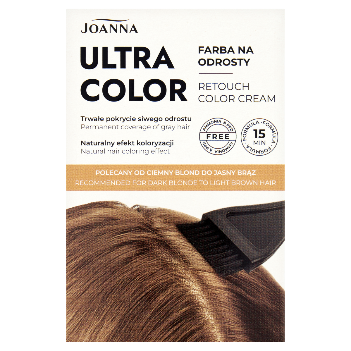 Ultra Color Farba na Odrosty od Ciemny Blond do Jasny Brąz