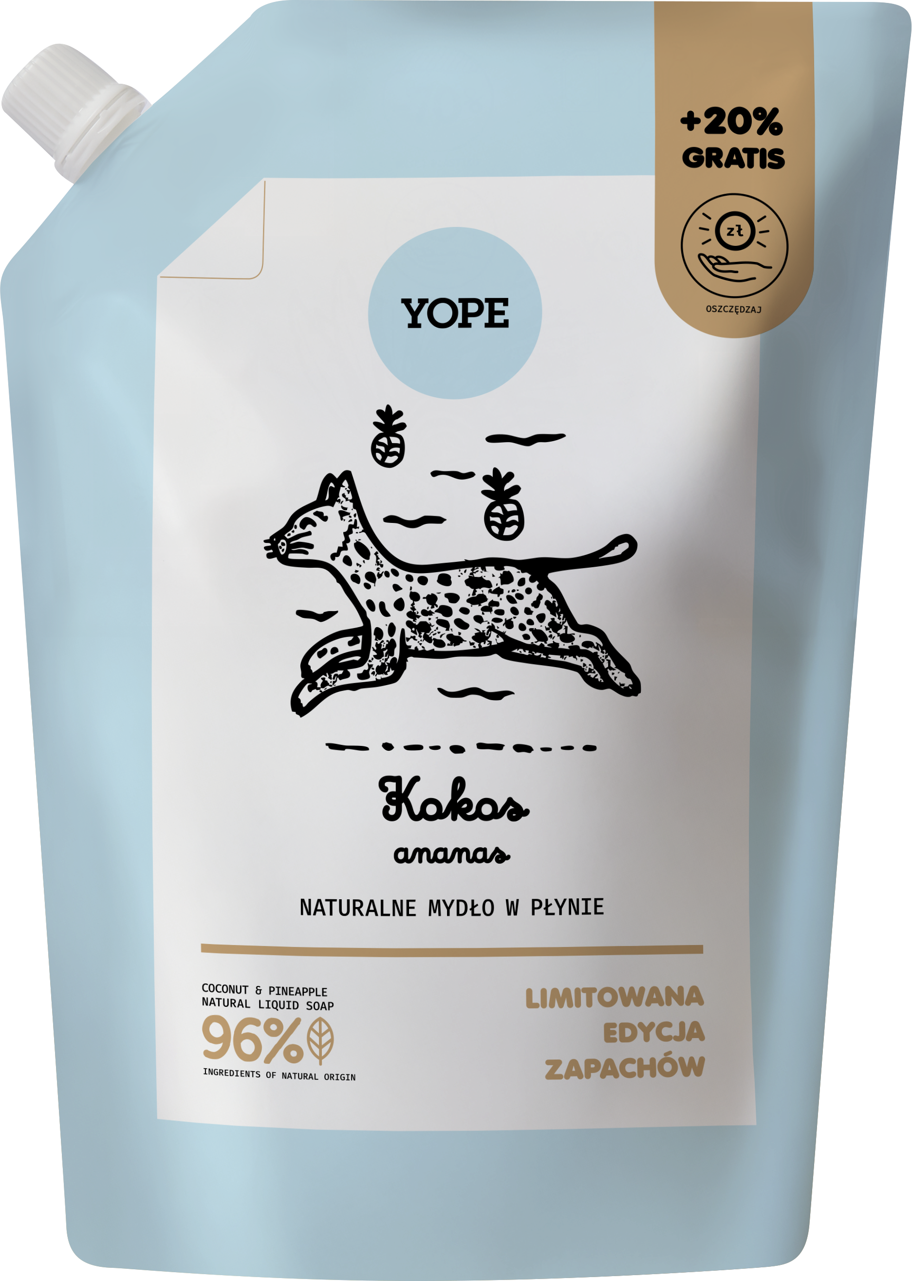 Refill Mydło w Płynie Kokos Ananas