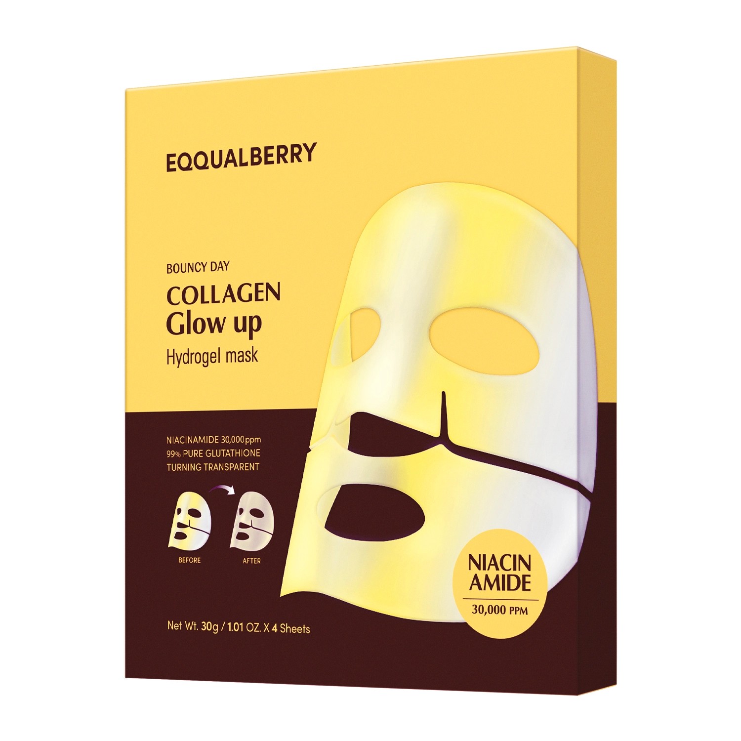 Collagen Glow Up Zestaw Hydrożelowych Masek Rozświetlających