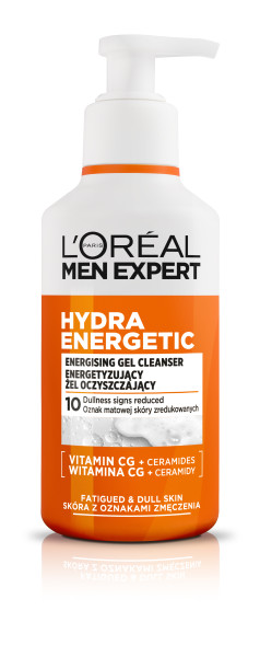 Men Expert Hydra Energetic Energetyzujący Żel Oczyszczający do Twarzy