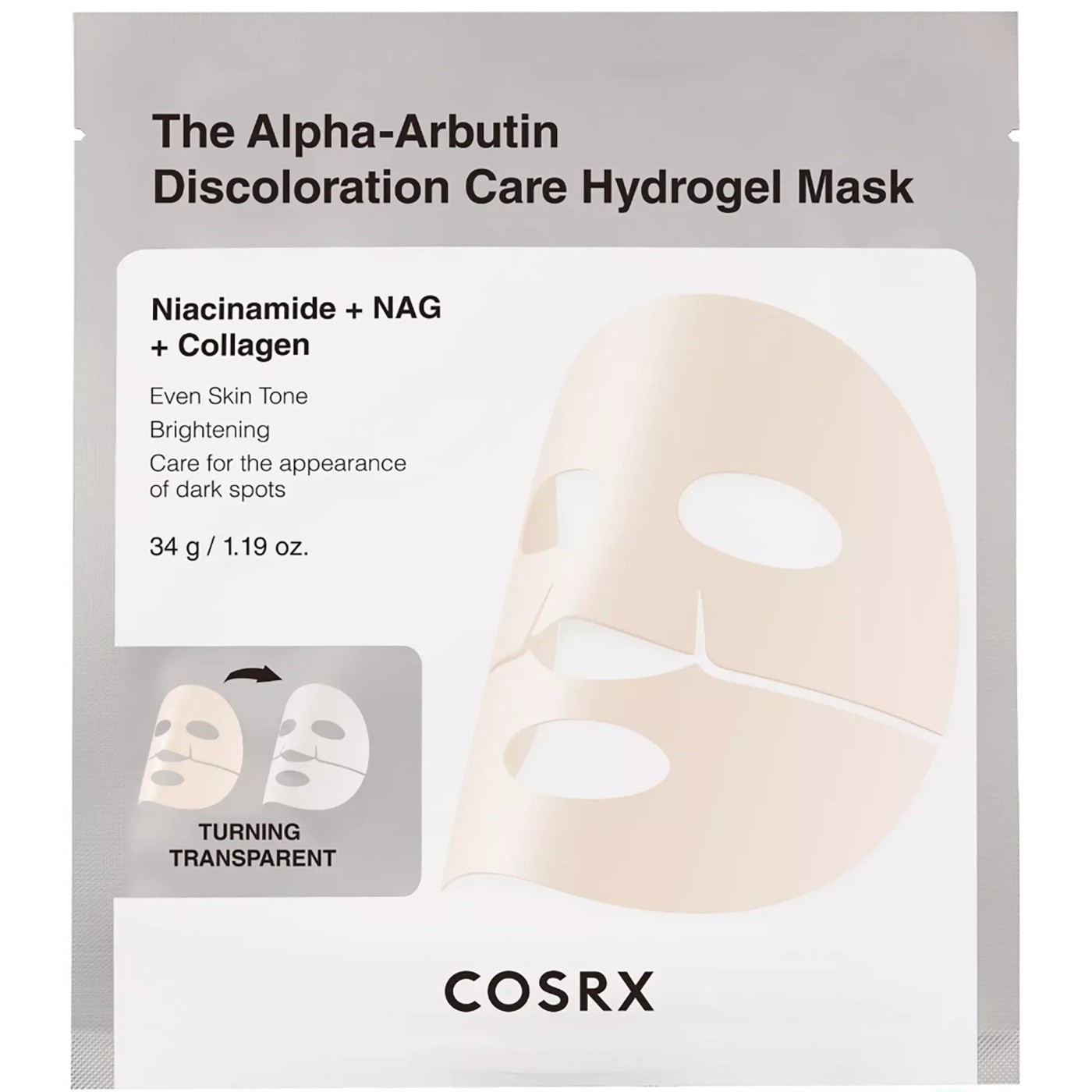 The Aplha-Arbutin Hydrożelowa Maska Rozjaśniająca