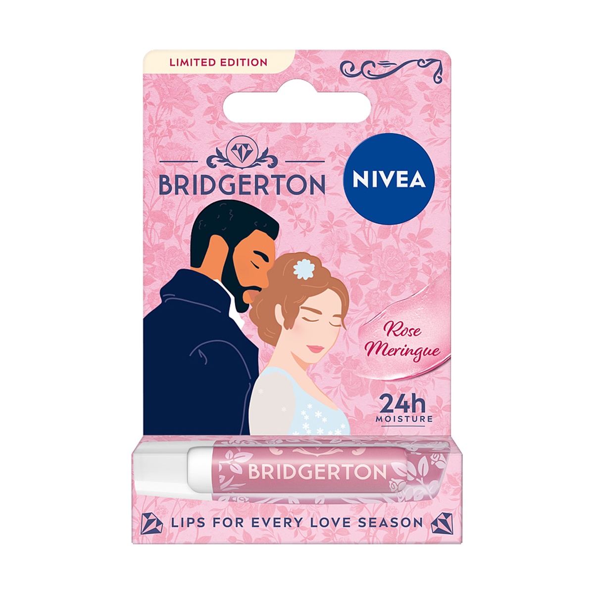 Bridgerton Edition Pielęgnująca Pomadka do Ust Rose Meringue