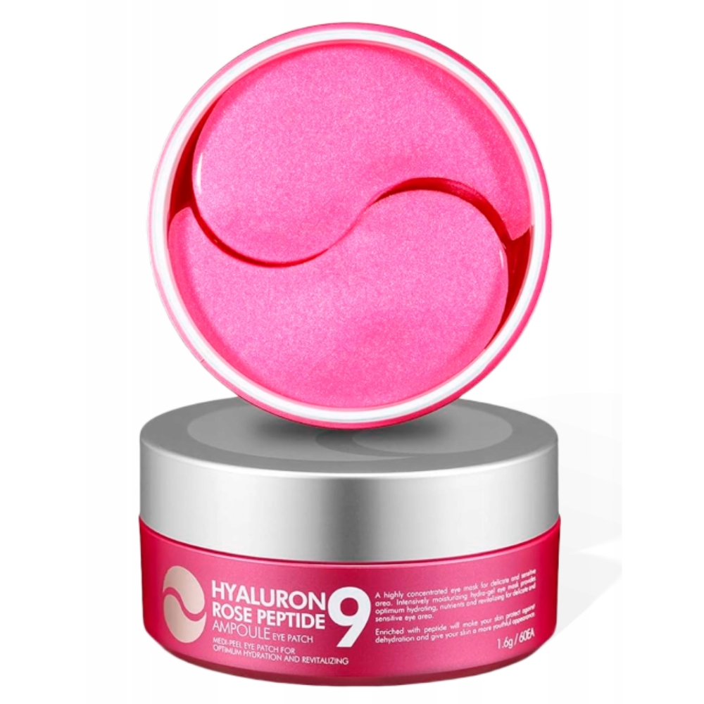 Hyaluron Rose Peptide 9 Nawilżające Hydrożelowe Płatki pod Oczy