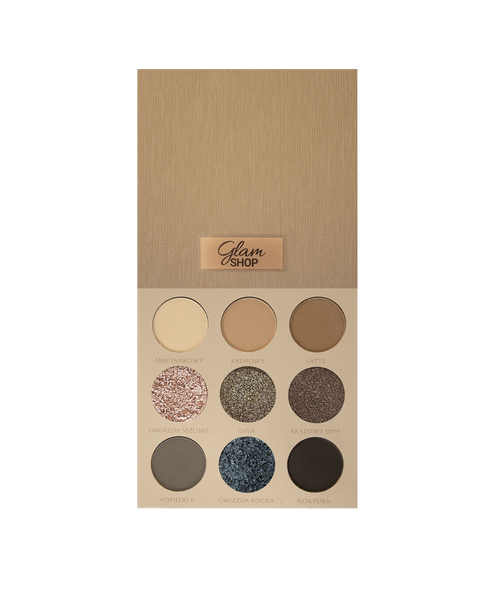 GlamBOX Paleta Cieni do Powiek Smokey i Więcej