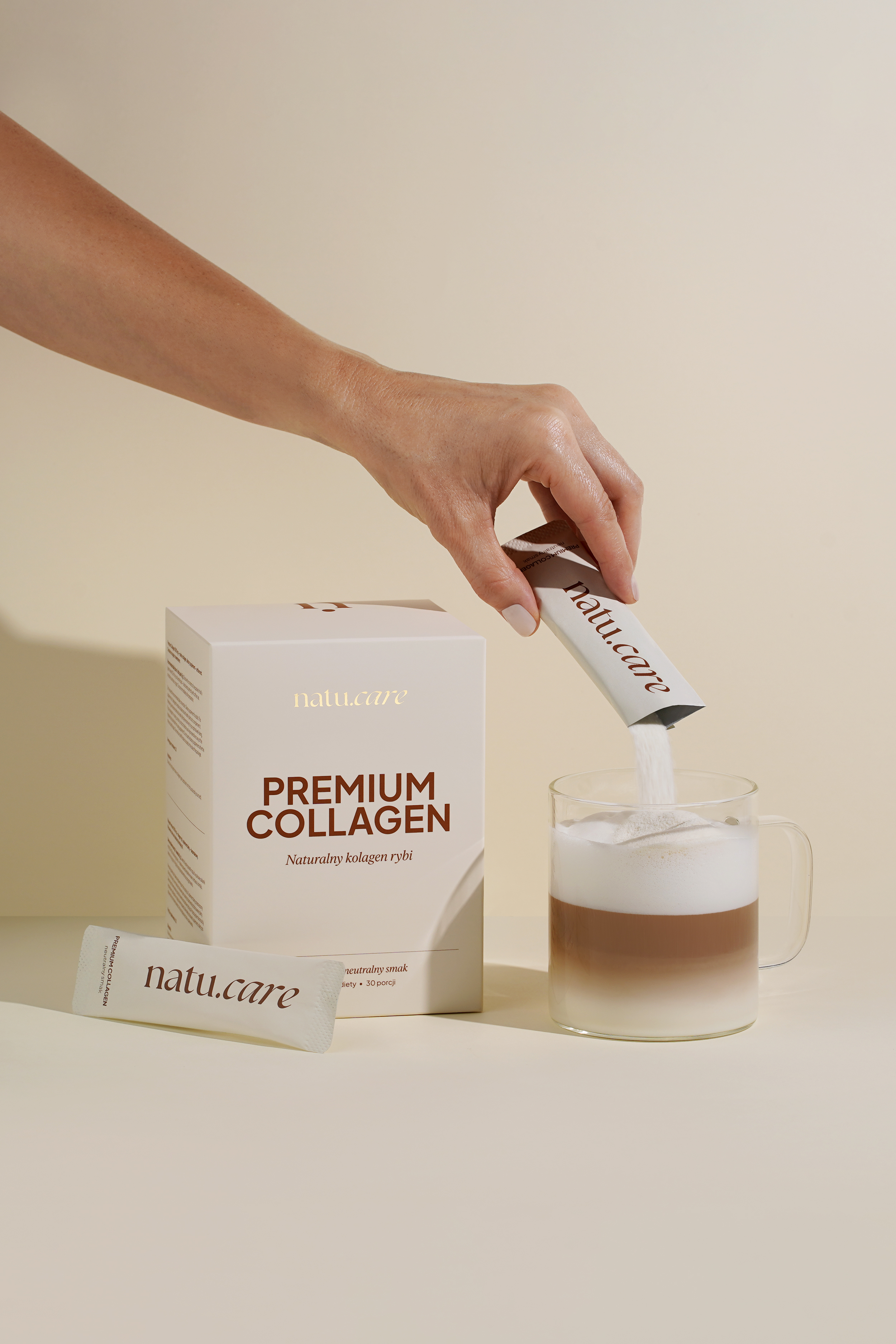 Рыбий коллаген Natu.Care Premium Collagen 5000 мг, Peptan F, нейтральный вкус, 30 саше — фото 4