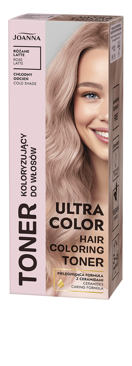 Ultra Color Toner Koloryzujący do Włosów Różane Latte