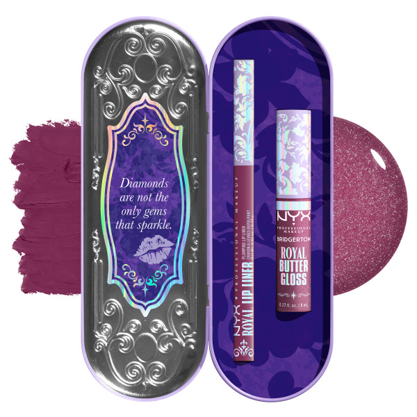 Bridgerton Royal Treasures 2-Piece Lip Kit zestaw błyszczyk i konturówka. 05