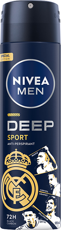 Men Real Madrid Deep Sport Antyperspirant w Sprayu