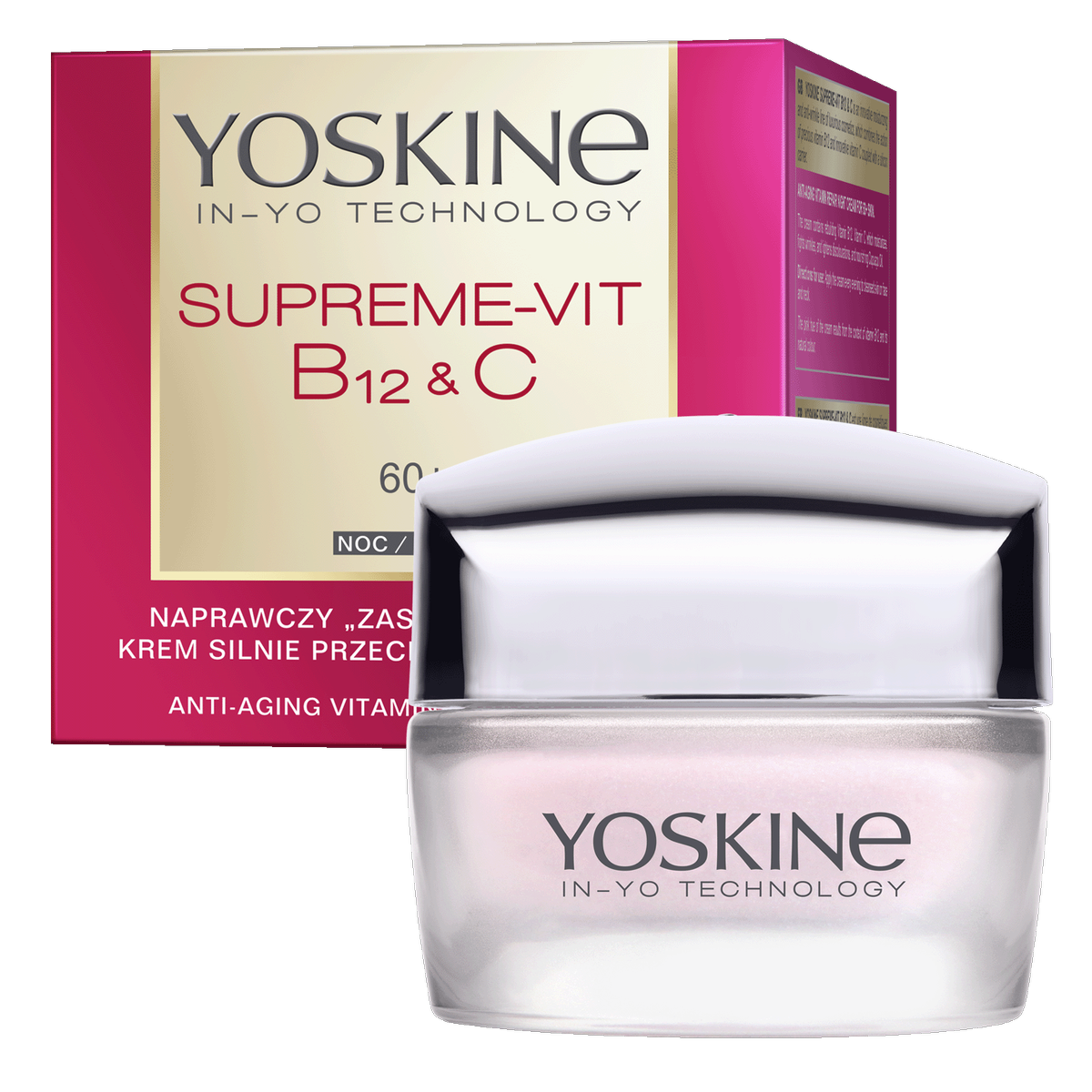 Supreme-Vit B12 & C 60+ Naprawczy Zastrzyk Witamin Krem Silnie Przeciwzmarszczkowy