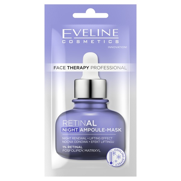 Eveline Face Therapy Professional Retinal Kremowa Maska Redukująca Zmarszczki