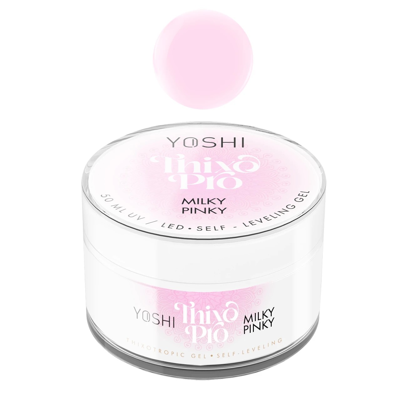 Żel Samopoziomujący Thixo PRO Gel UV LED Milky Pinky