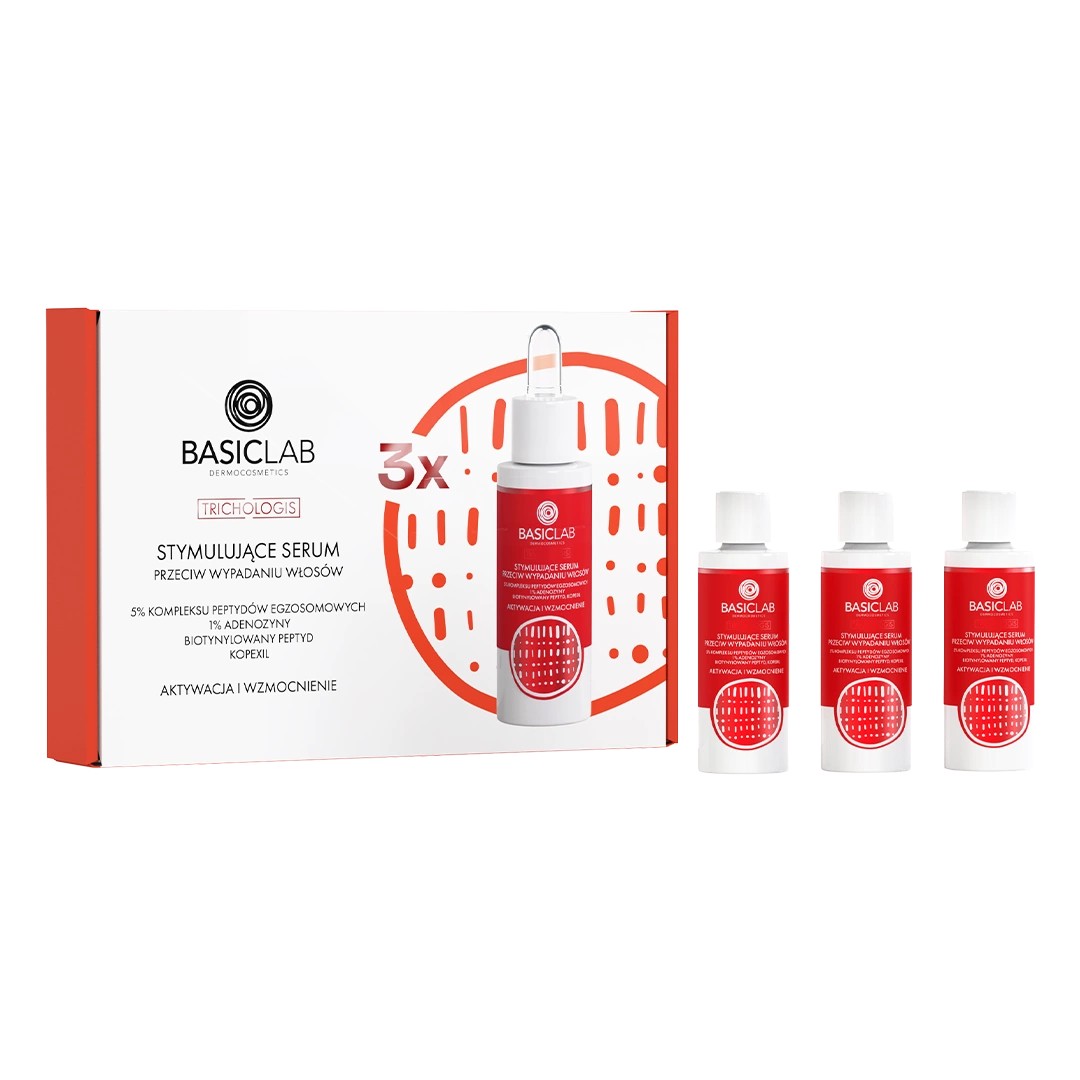 Trichologis Zestaw 3x Stymulujące Serum Przeciw Wypadaniu Włosów Aktywacja i Wzmocnienie