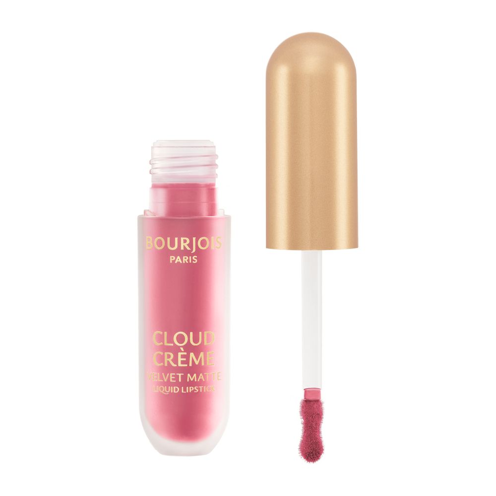Cloud Creme Velvet Matte Matowa Pomadka do Ust w Płynie 01 Rose Bonbon