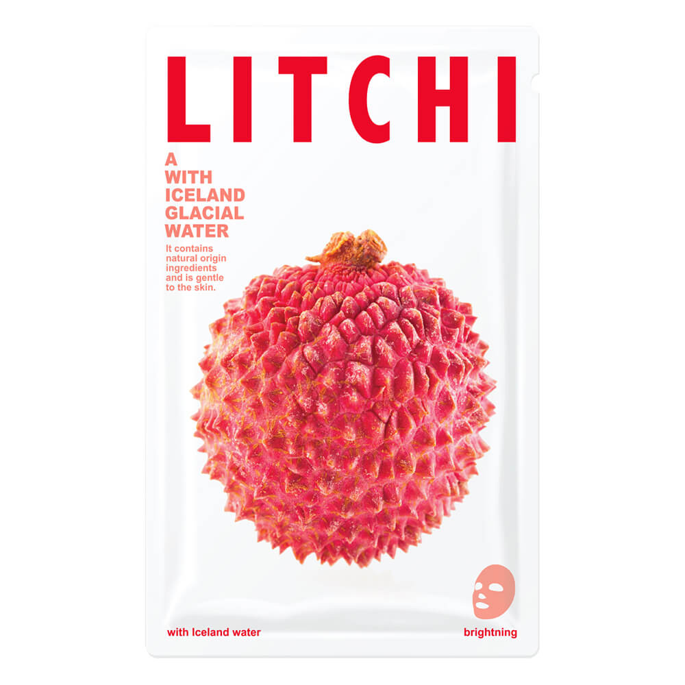 Rozświetlająca Maska do Twarzy w Płachcie Litchi