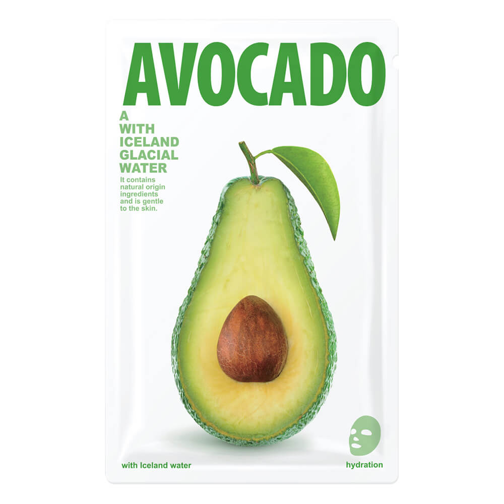 Nawilżająco-Wygładzająca Maska do Twarzy w Płachcie Avocado
