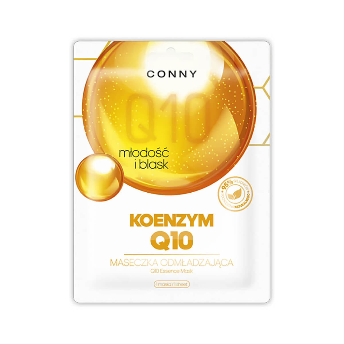 Koenzym Q10 Odmładzająca Maska do Twarzy w Płachcie