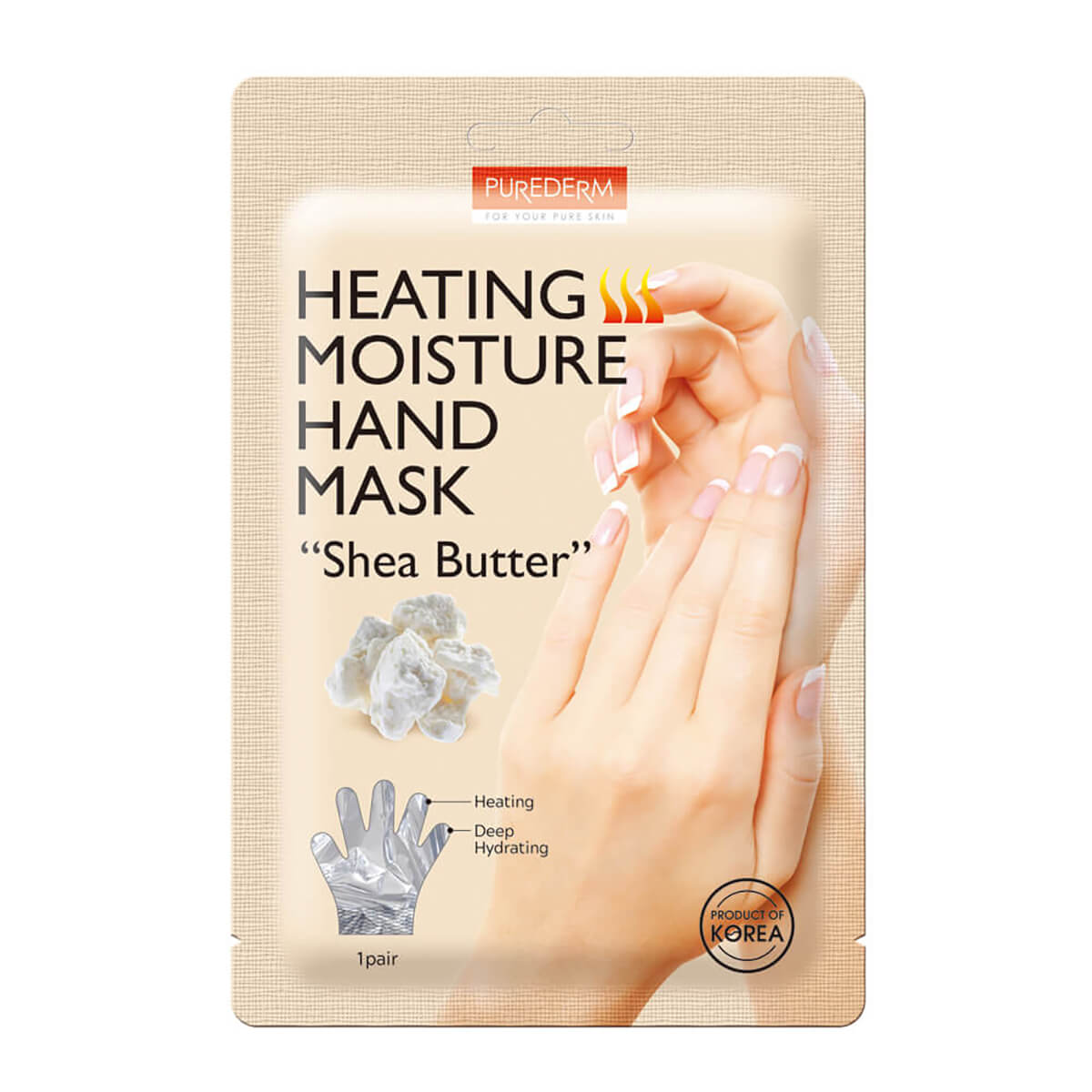 Heating Moisture Hand Mask “SHEA BUTTER”