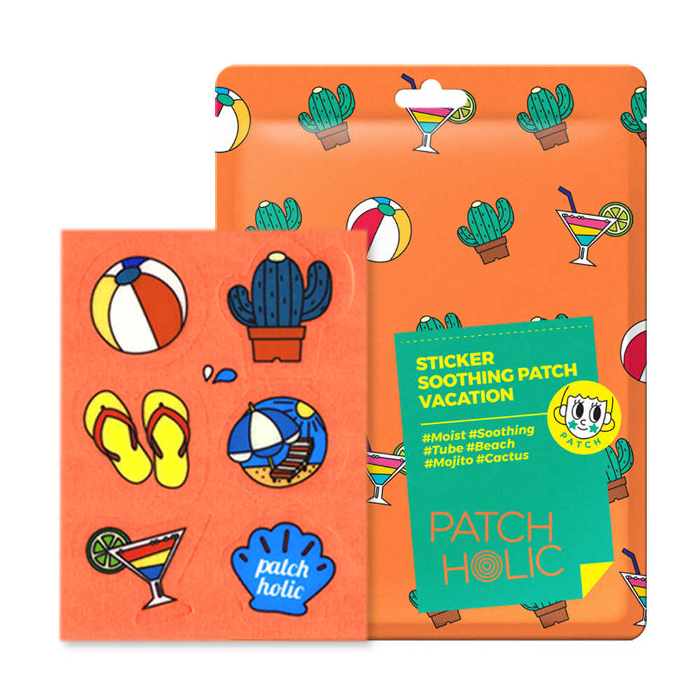 Sticker Soothing Patch Vacation Nawilżające Płatki Hydrożelowe