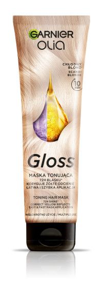 Olia Gloss Maska Tonująca do Włosów Chłodny Blond