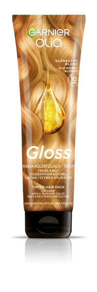 Olia Gloss Maska Tonująca do Włosów Słoneczny Blond
