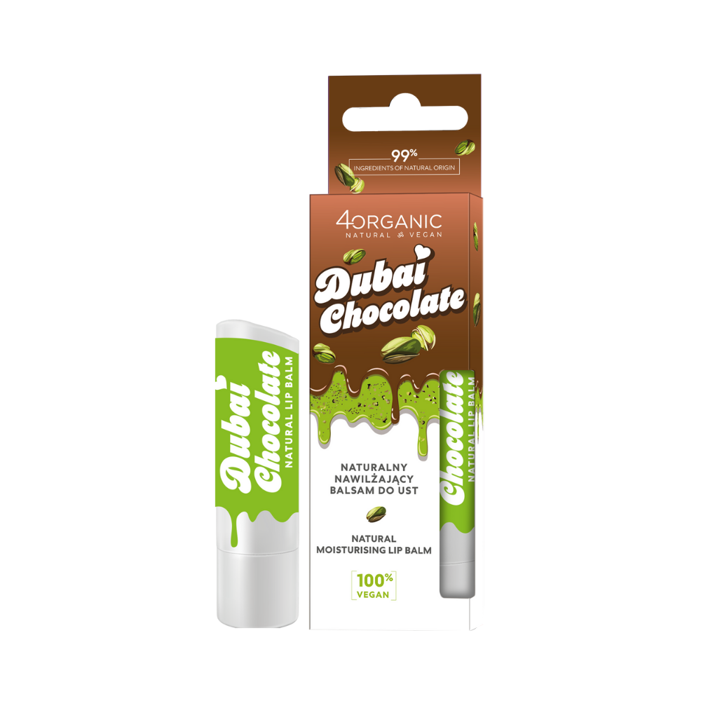Naturalny Nawilżający Balsam do Ust Dubai Chocolate