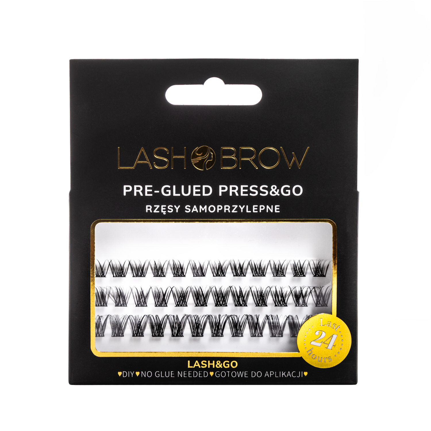 Press&Go Self-Adhesive Eyelashes kępki rzęs samoprzylepne Everyday