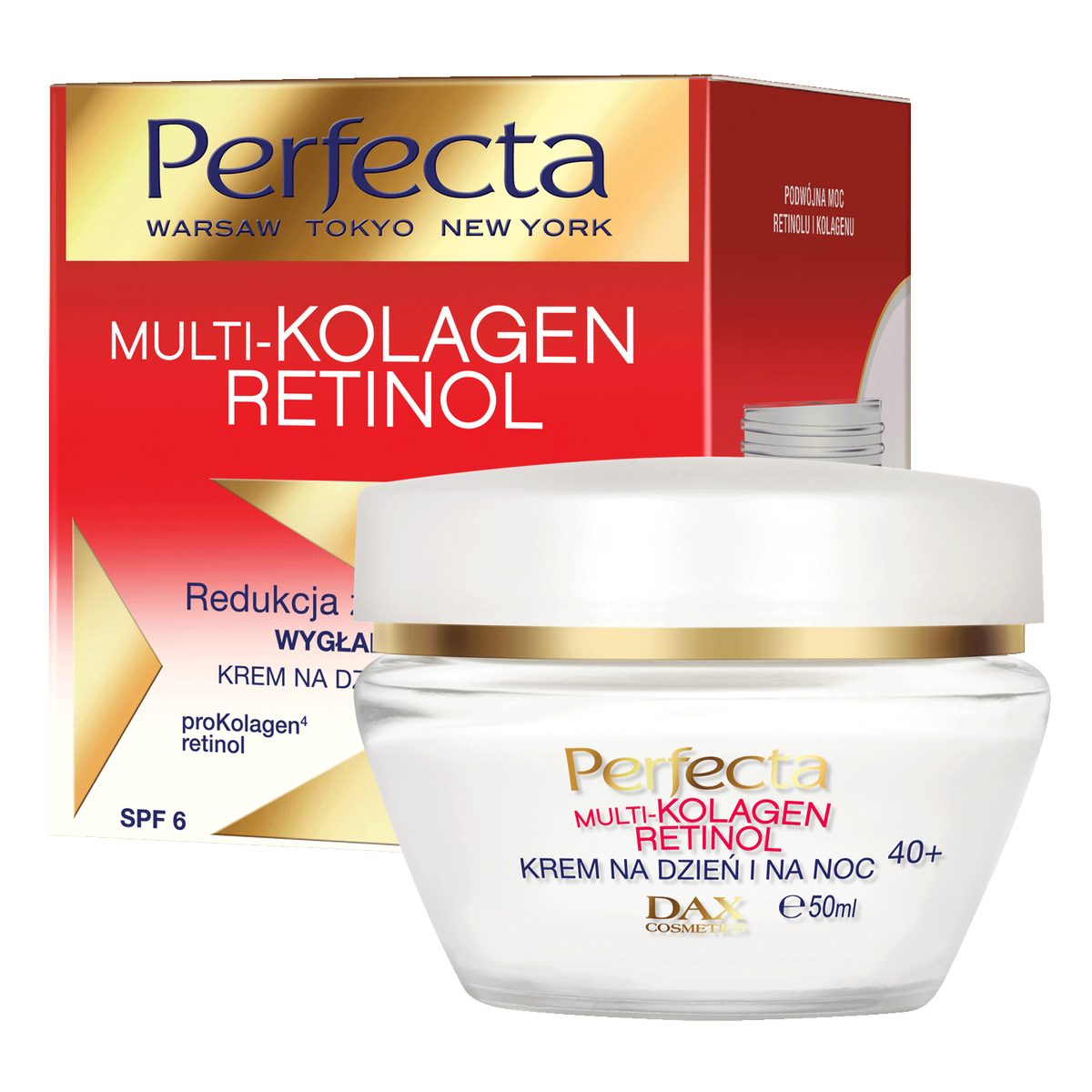 Multi-Kolagen Retinol Krem do Twarzy na Dzień i na Noc 40+