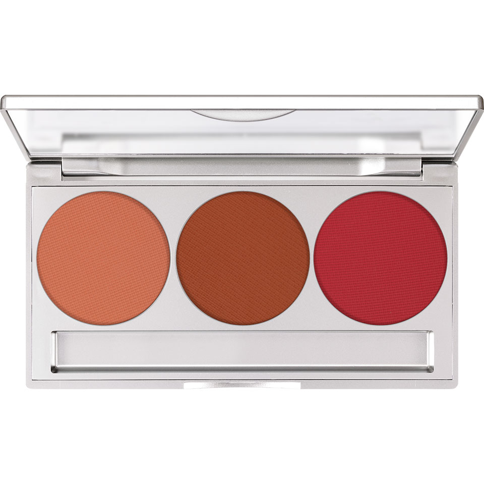 Trio Blusher Magnetic Paleta Róży do Policzków Allure