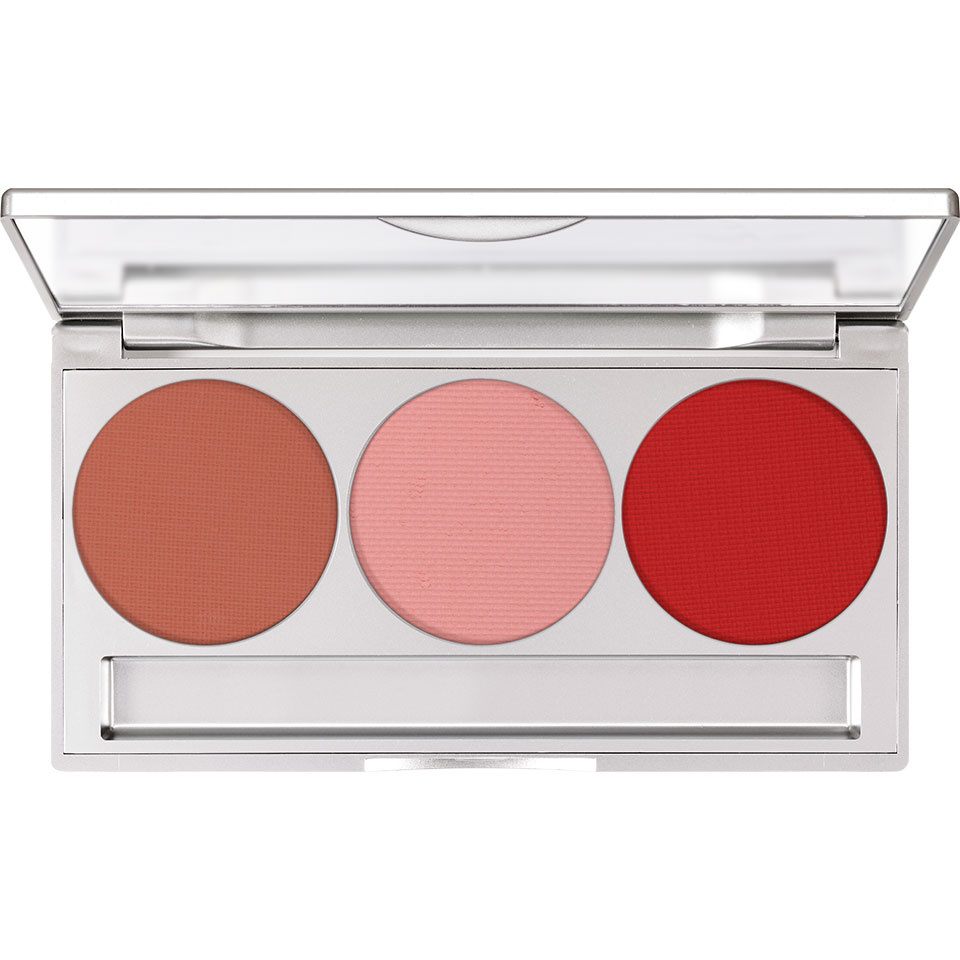 Trio Blusher Magnetic Paleta Róży do Policzków Statement