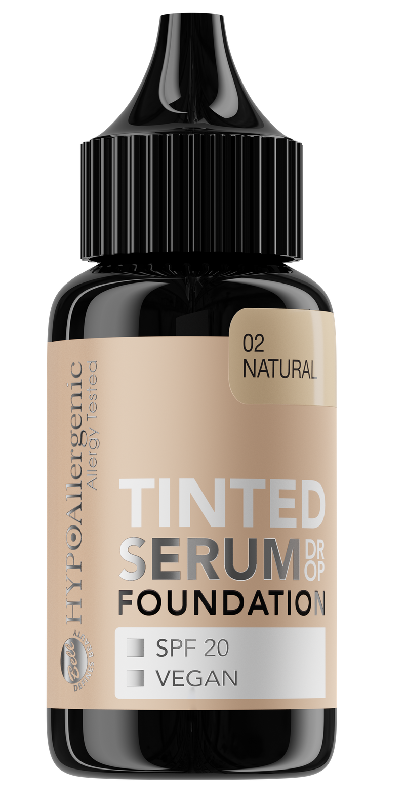 Tinted Serum Drop Foundation Podkład-Serum z Filtrem SPF20 02 Natural