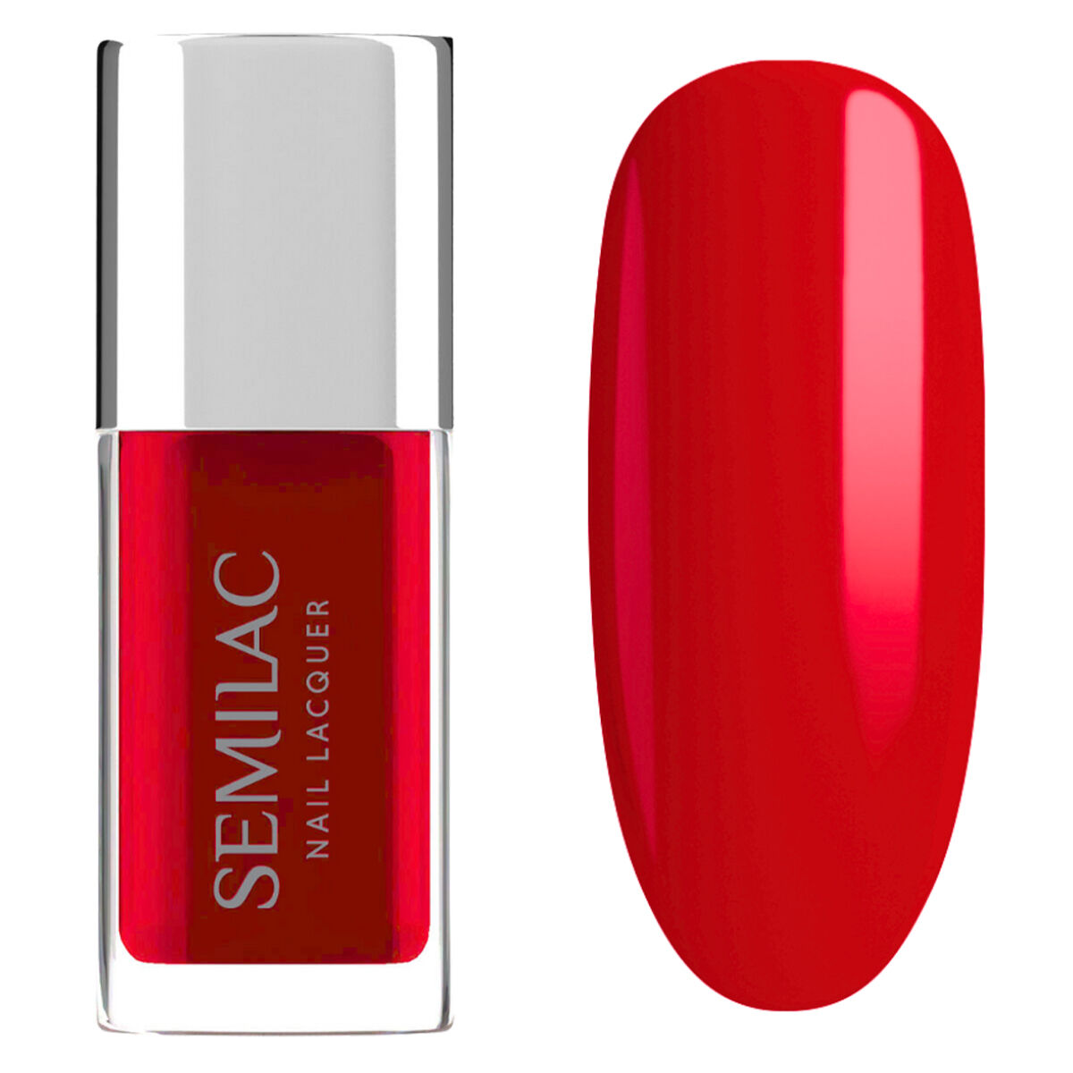 Nail Lacquer Klasyczny Lakier do Paznokci 120 Neon Red