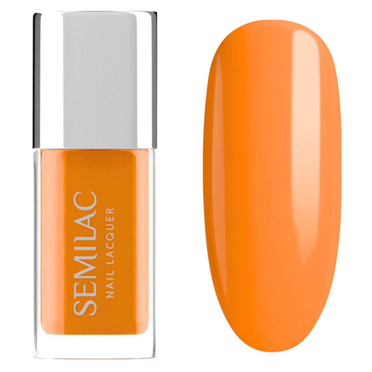 Nail Lacquer Klasyczny Lakier do Paznokci 121 Neon Orange