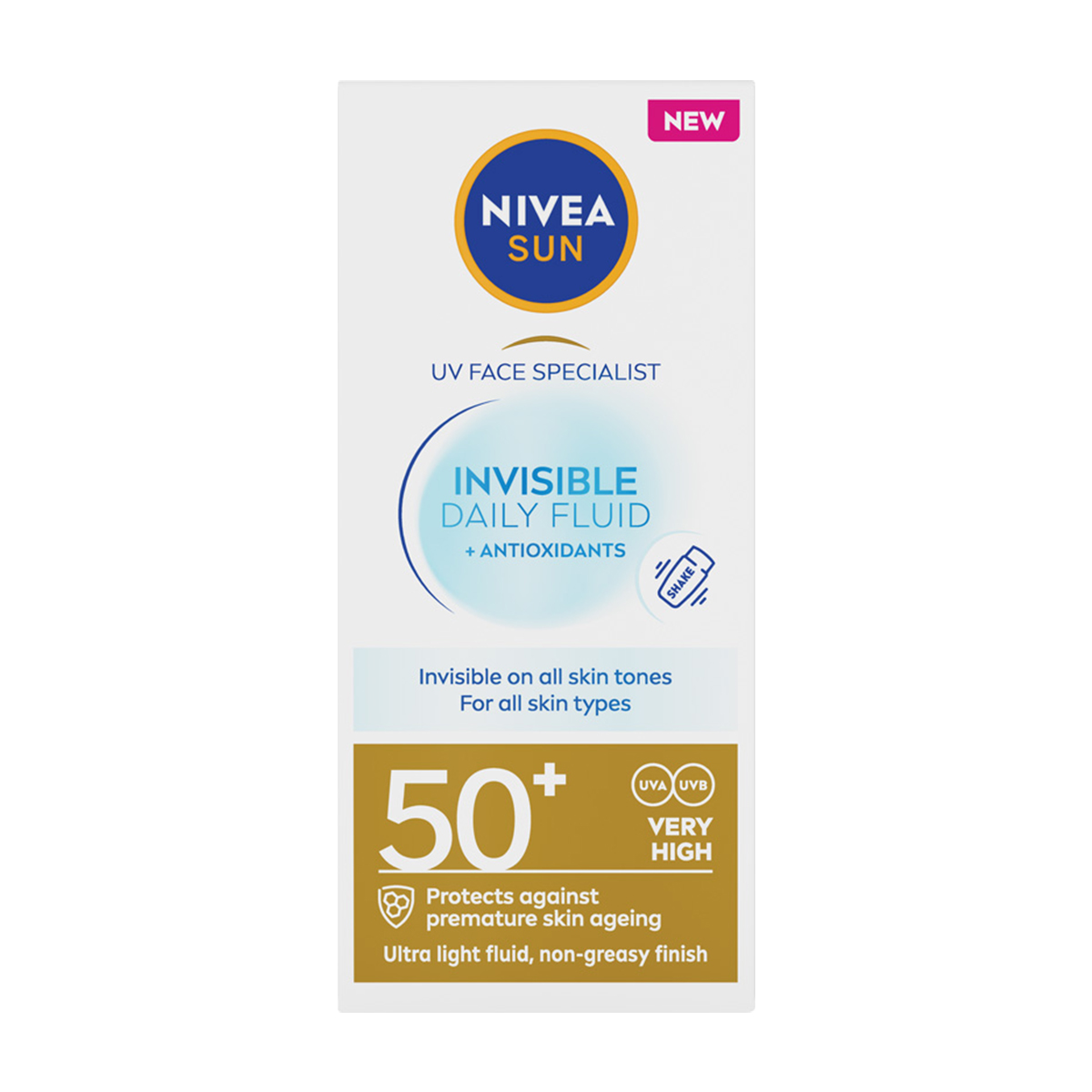 SUN UV Face Invisible Daily Fluid SPF 50+