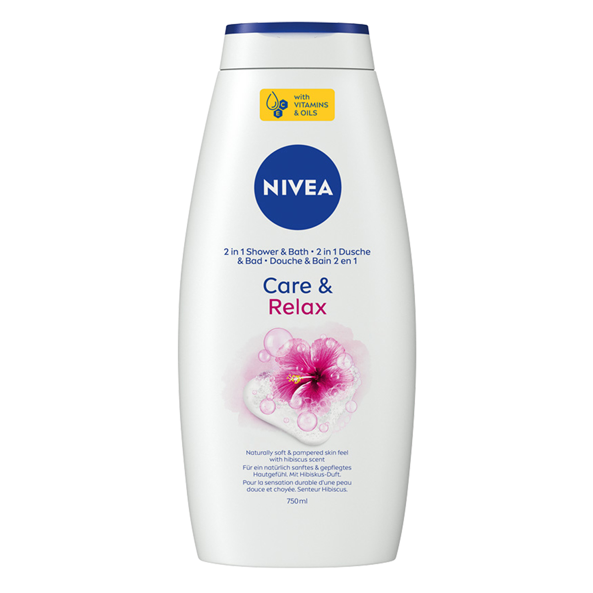 Care & Relax Żel pod Prysznic o Zapachu Hibiskusa